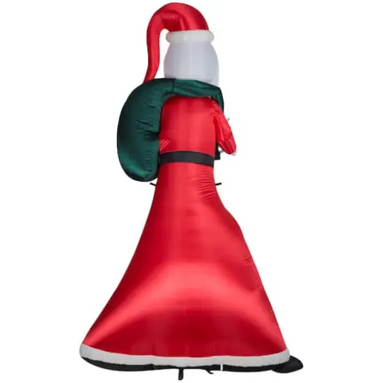 10ft. Airblown&reg; Inflatable Giant Christmas Jack Skellington as Sandy Claws {3}