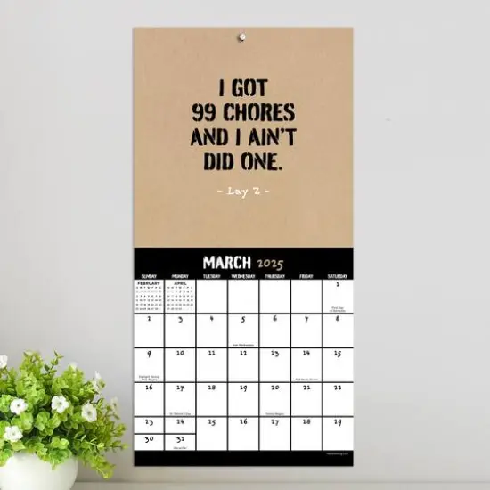 TF Publishing 2025 Anti-Affirmations & Sarcasm Mini Calendar {5}