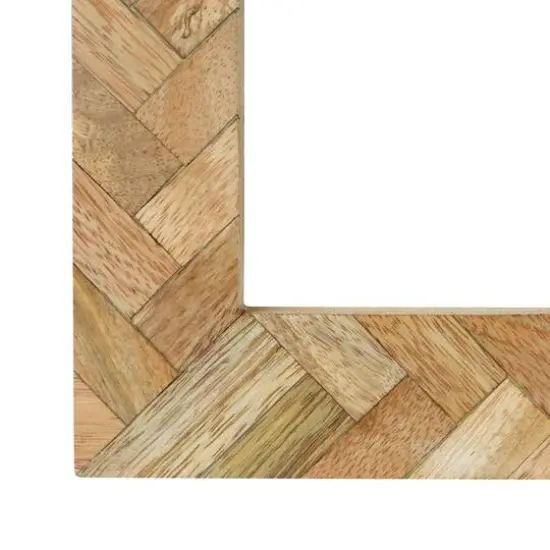 5" x 7" Natural Herringbone Wood Tabletop Frame, Atelier by Studio D&eacute;cor&reg; {4}