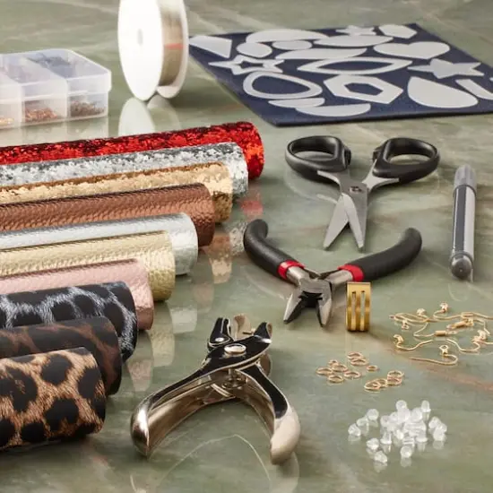 Faux Leather Earring Making Kit by Bead Landing&trade; {3}