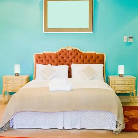 Simple Designs&trade; 2-Pack Mini Touch Lamps with Shades Brushed Nickel Base and Ivy Shades {5}