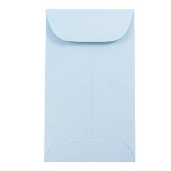 JAM Paper 2.5" x 4.25" Pastel Baby Blue Coin Business Envelopes, 50ct. {1}