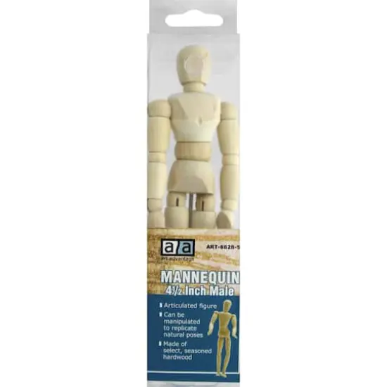 Art Advantage 4.5" Male Mannequin {1}