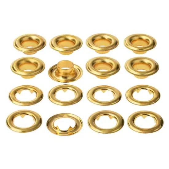 7/16" Gold Eyelets by Loops & Threads&trade; {4}