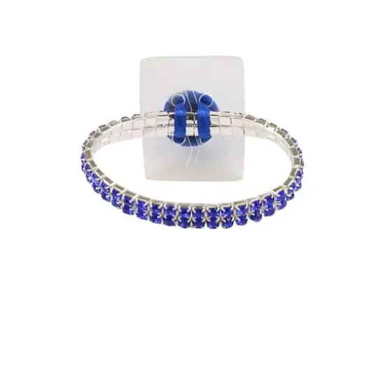 Jam Paper Sophisticated Lady Floral Bracelet Dark Blue {1}