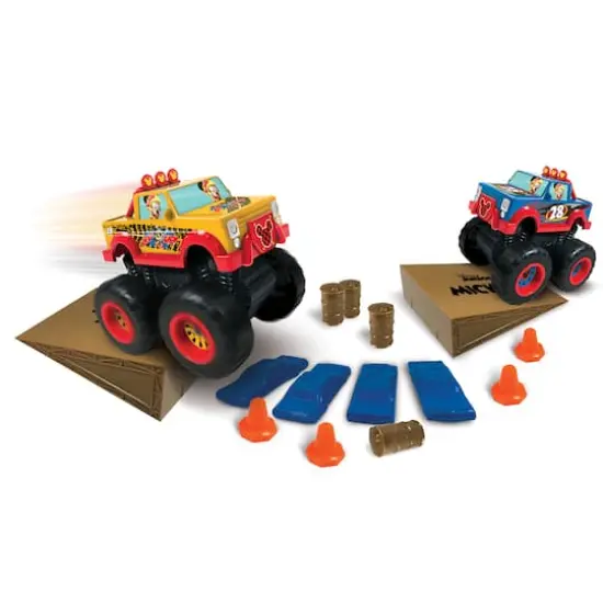 Jam'n Products Mickey 18 Piece Off-Road Monster Truck Playset {1}