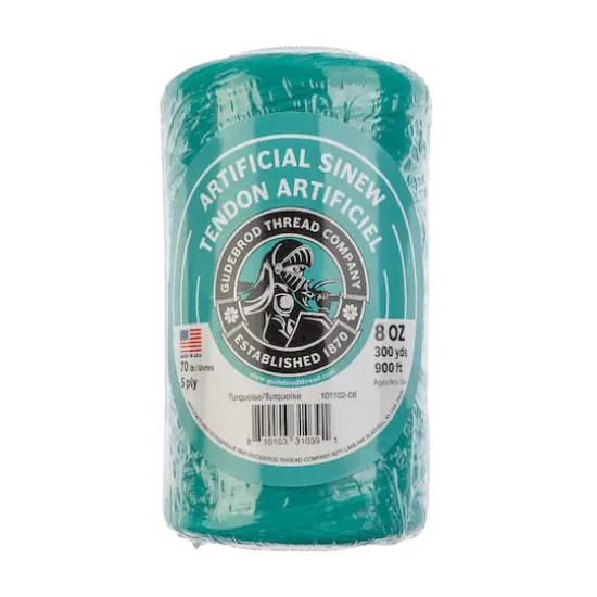 Gudebrod Artificial Sinew, 300yd. Turquoise {1}