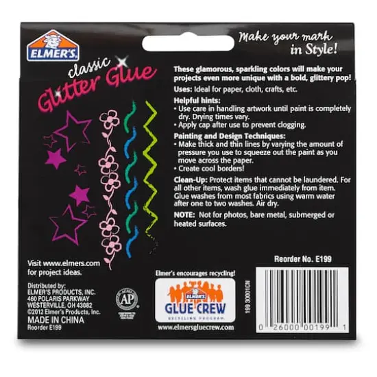 Elmer's&reg; Washable Glitter Glue Pen Set {8}
