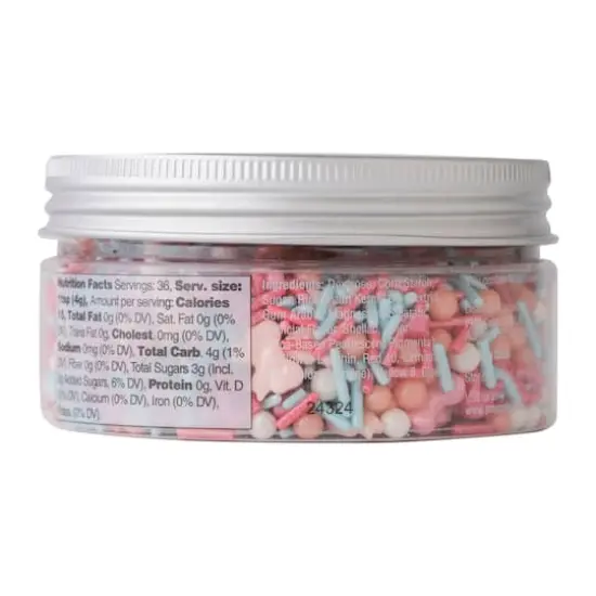 PME Cake Sweet Street&reg; Mixed Shape Sprinkles Vintage Rose {5}