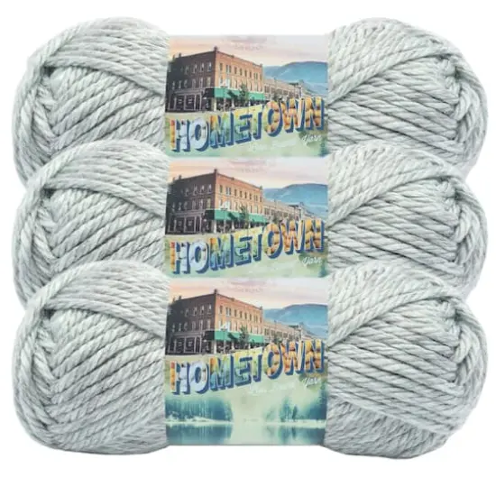3 Pack Lion Brand&reg; Hometown Variegates Yarn Fayetteville Frost {1}