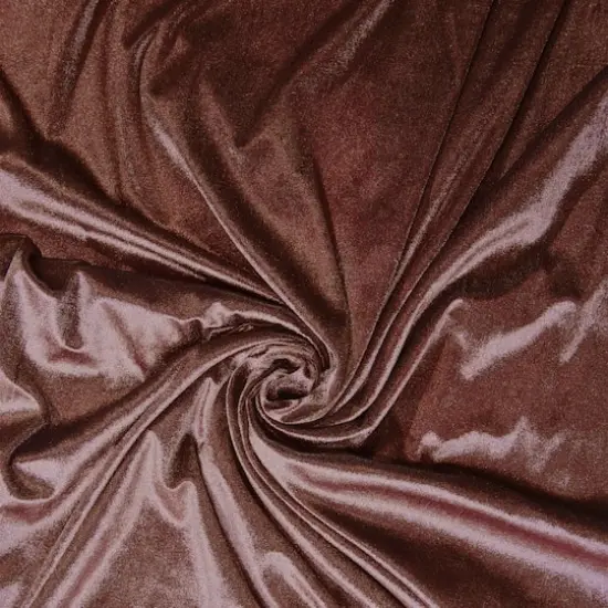 Feldman Velour Polyester Fabric Brown {4}