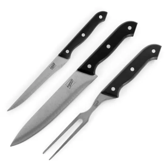 Gibson Home&reg; Wildcraft 10-Piece Cutlery Set with Wooden Cutting Board {5}