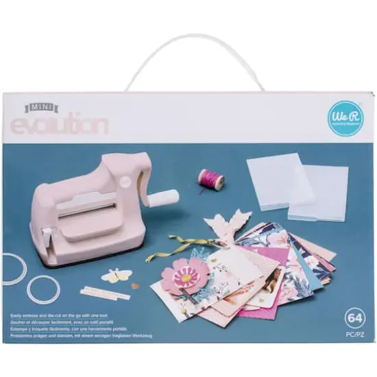 We R Memory Keepers&reg; Mini Evolution&trade; Pink Die Cut Machine Kit {1}