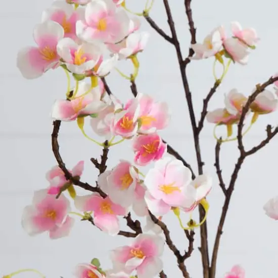 41" Pink Cherry Blossom Flower Stems, 3ct. {6}