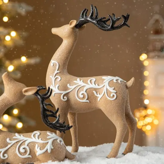 Glitzhome&reg; Reindeer Table D&eacute;cor Set {6}