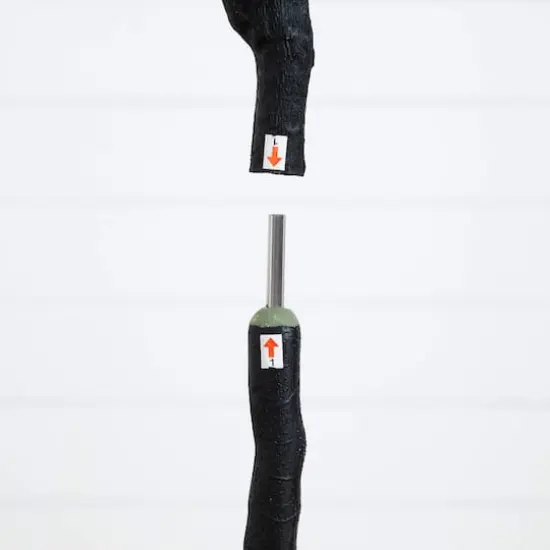 5ft. Artificial Halloween Black Eucalyptus Tree {5}