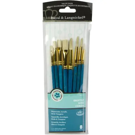Royal & Langnickel&reg; Bristle Value Pack Brush Set {1}