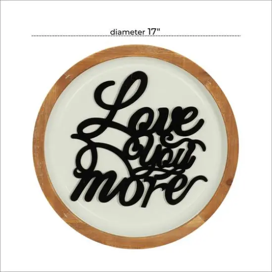 White Metal Farmhouse Wall Decor 17" x 17" x 2" {8}