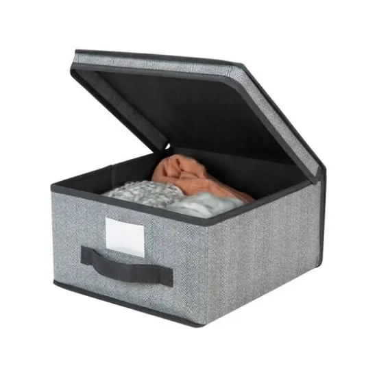 Simplify Medium Storage Box Gray {6}