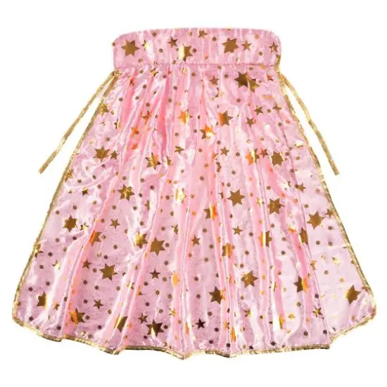 Princess Cape With Pink & Gold Stars {1}
