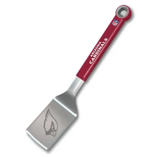 NFL Stainless Steel BBQ Spatula with Bottle Opener Arizona Cardinals {1}