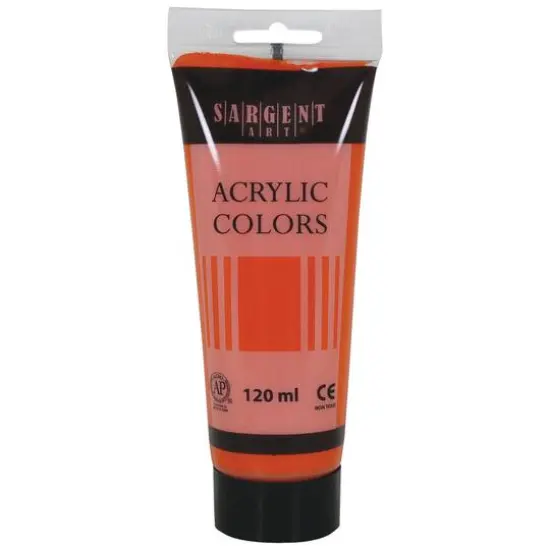 Sargent Art&reg; Acrylic Paint, 120 mL, 6ct. Cadmium Orange {4}