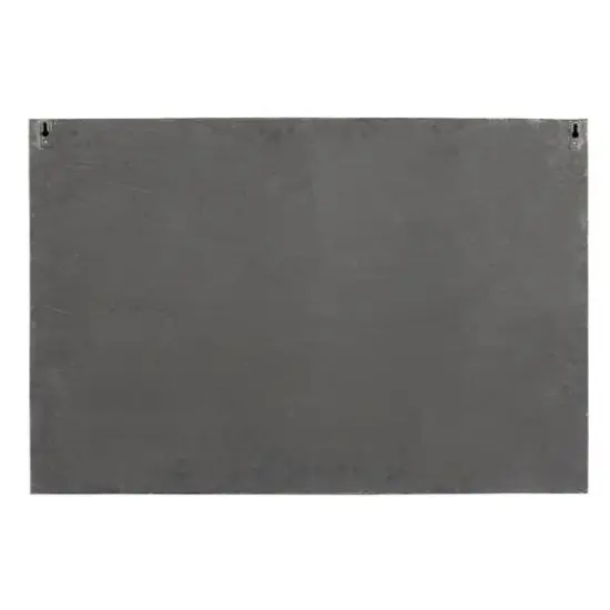 36" Gray Metal Industrial Memo Board Metal Wall Decor {6}