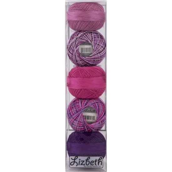 Handy Hands Lizbeth Dance Cordonnet Cotton Thread Pack, Size 20 {1}