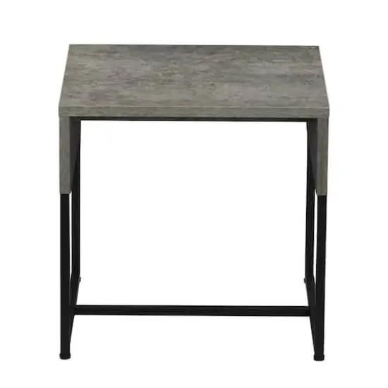 Household Essentials 18" Wrap End Table Gray {6}