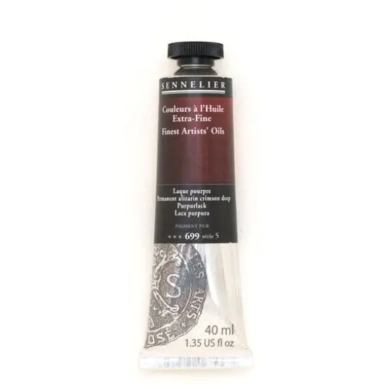 Sennelier Artists' Oil Color, 40mL 699 Permanent Alizarin Crimson Deep S5 {1}