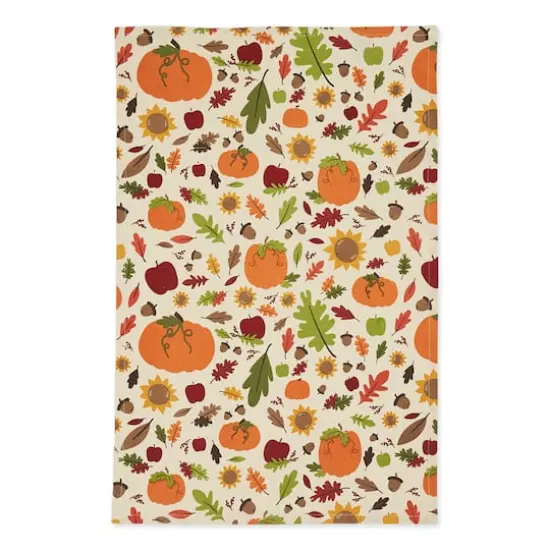 DII&reg; Pumpkin Spice Plaid Dishtowel Set {3}
