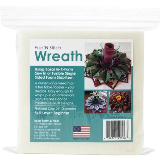 Bosal In-R-Form Single-Sided Fusible Foam Stabilizer, 6" x 6" {4}