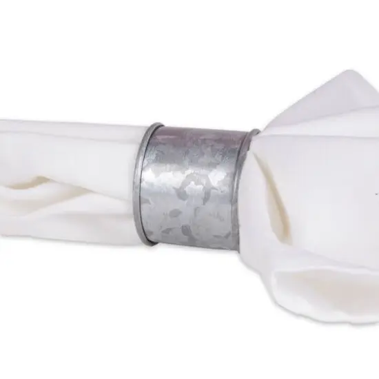 DII&reg; Galvanized Band Napkin Rings, 6ct. {4}
