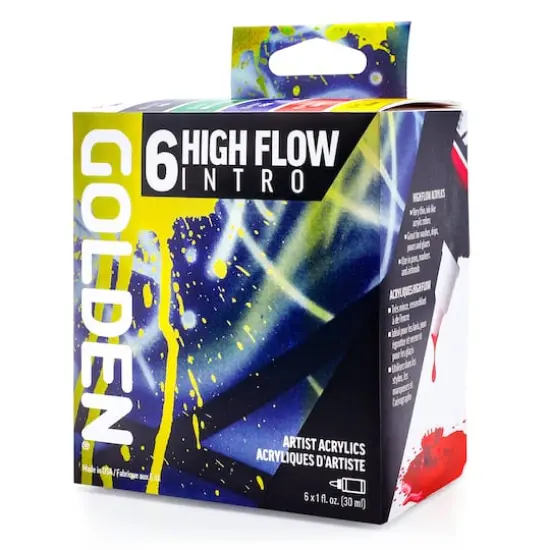 Golden&reg; High Flow Acrylics 6 Color Intro Set {4}