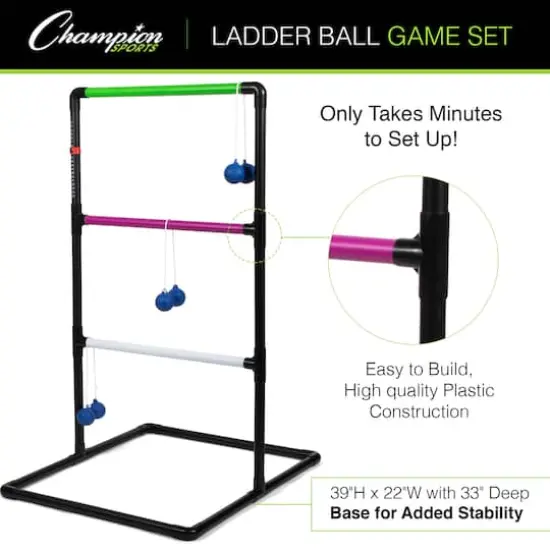 Champion Sports Ladder Ball Game Set {4}