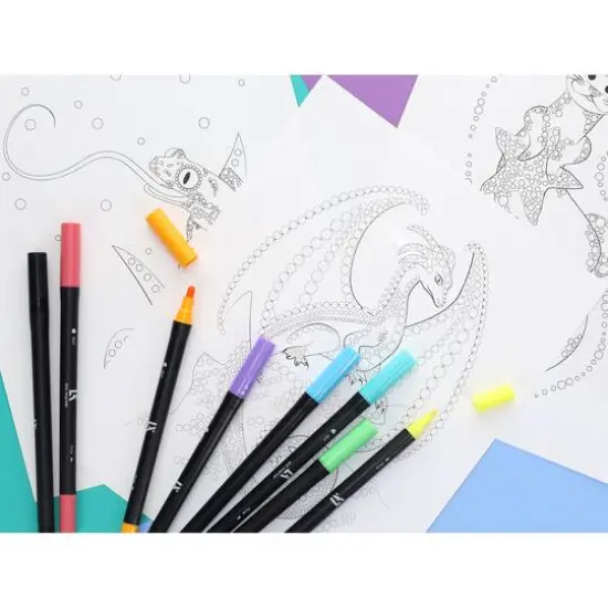 Leisure Arts&reg; Spirit of Spring Dot Art Pad & Marker Set {7}