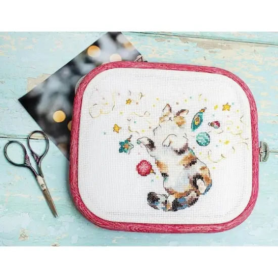 LetiStitch Cat's Happiness Counted Cross Stitch Kit {5}