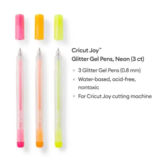 Cricut Joy&trade; Glitter Gel Pens, Neon {3}