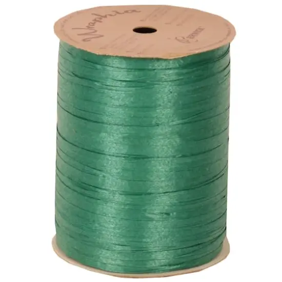 JAM Paper 1/4" Raffia Ribbon Green {1}