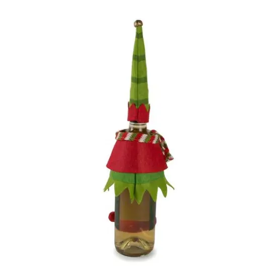 DII&reg; Santa, Reindeer, and Elf Wine Bottle Outfits Set {10}