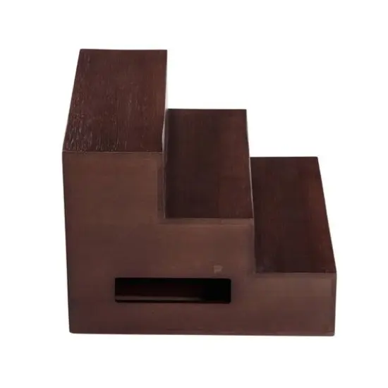 Walnut Expandable Bamboo Tiered Spice Rack {9}