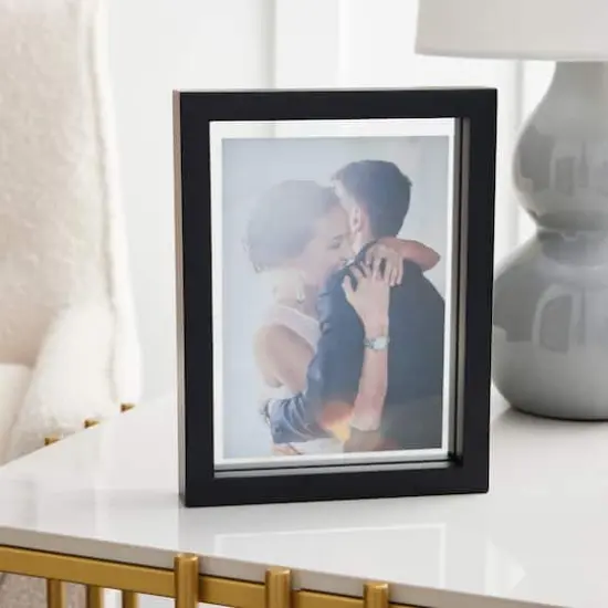 Expressions&trade; 6" x 8" Black Float Frame by Studio D&eacute;cor&reg; {3}