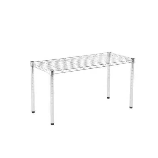 Honey Can Do Chrome Commercial Wire Table {3}
