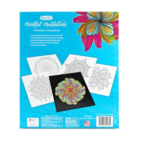 Crayola&reg; Mindful Meditations Mandala Coloring Book {6}