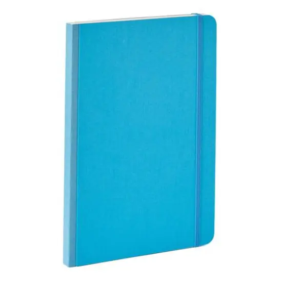Fabriano® EcoQua Plus A5 Lined Fabric-Bound Notebook Turquoise {4}