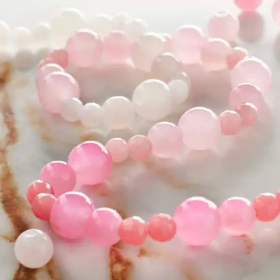 Pink Ombre Glass Round Beads by Bead Landing&trade; {3}