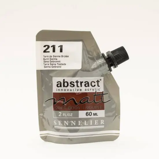 Sennelier Matt Abstract&reg; Acrylic, 60mL 211 Burnt Sienna {1}