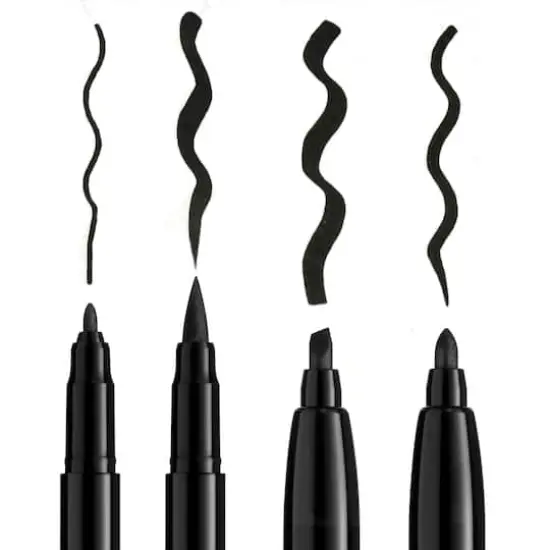 Black Permanent Fabric Ink Marker Set by Make Market&reg; {4}