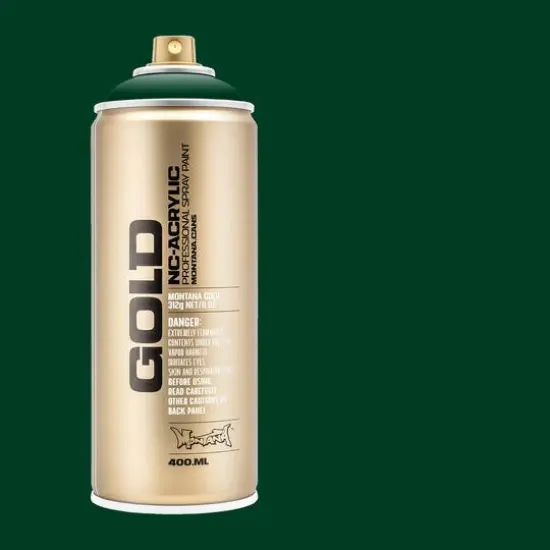 Montana&trade; Gold Acrylic Professional Spray Paint G6080 Jungle Green {4}