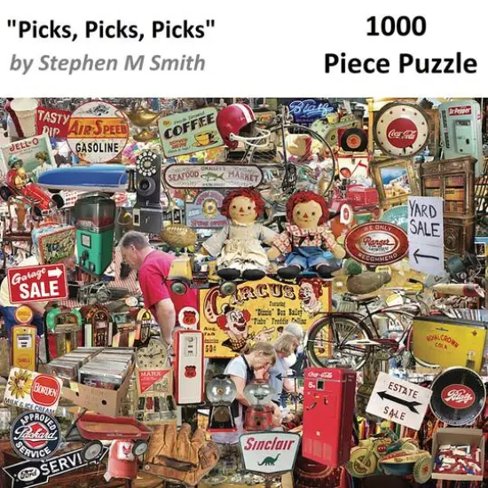 Hart Puzzles Picks, Picks, Picks by Steve Smith 1,000 Piece Jigsaw Puzzle {3}